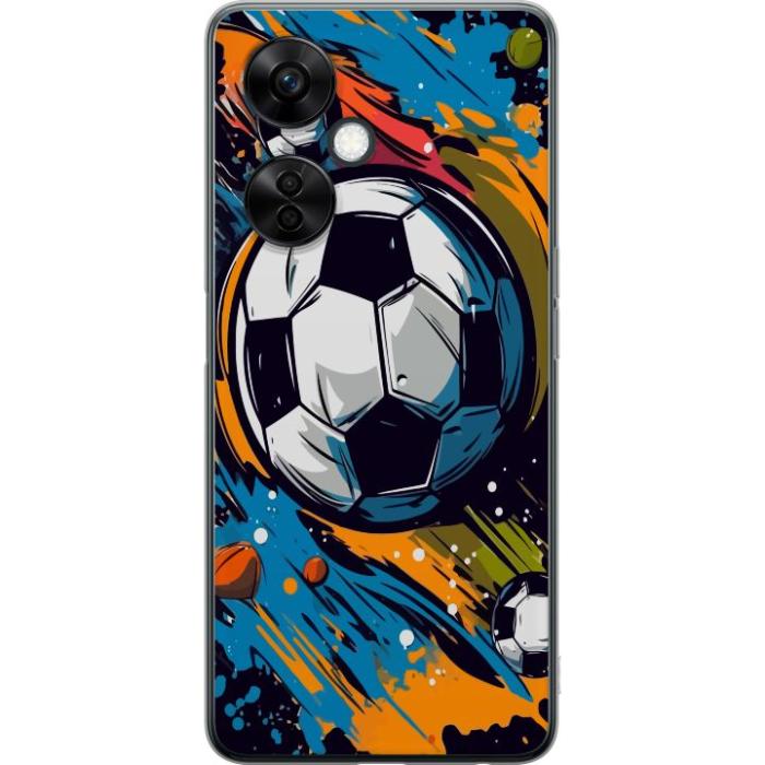 iSecrets - Mobilskal till OnePlus Nord CE 3 Lite med Fotbollar