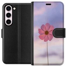 iSecrets - Pl&aring;nboksfodral till Samsung Galaxy S23 med Rosa blomma