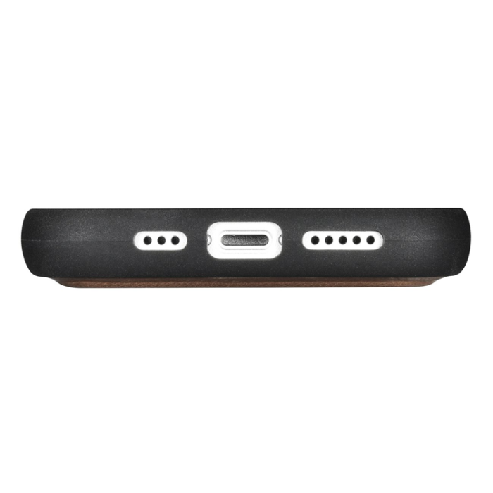 ICARER - iCarer iPhone 14 Pro Plånboksfodral 2in1 Äkta Läder Anti-RFID - Mörkbrun
