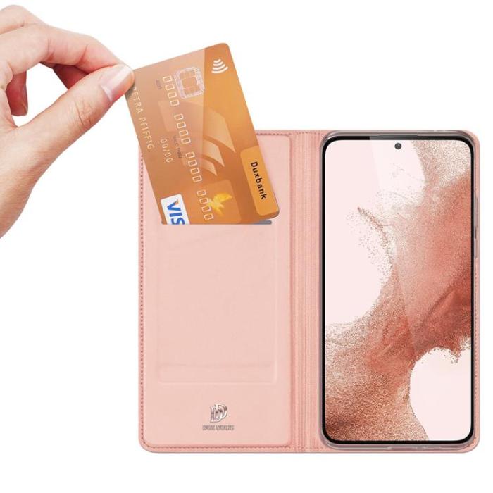 Dux Ducis - Dux Ducis Galaxy S23 Plus Plånboksfodral Skin Series - Rosa