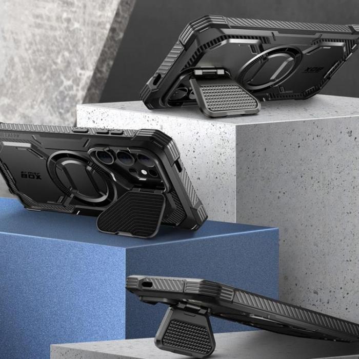 SupCase - SupCase Galaxy S24 Ultra Mobilskal Magsafe Armorbox - Svart
