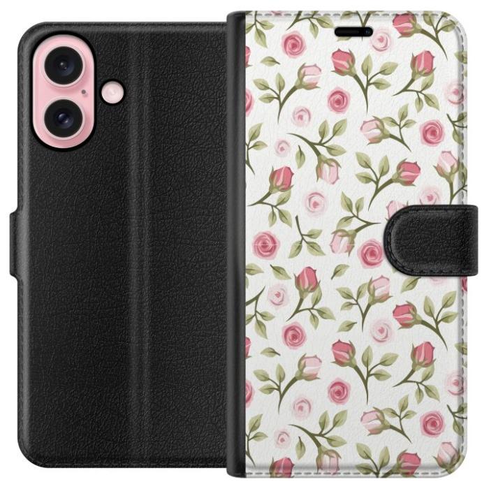 iSecrets - Plånboksfodral till Apple iPhone 16 med Blommigt