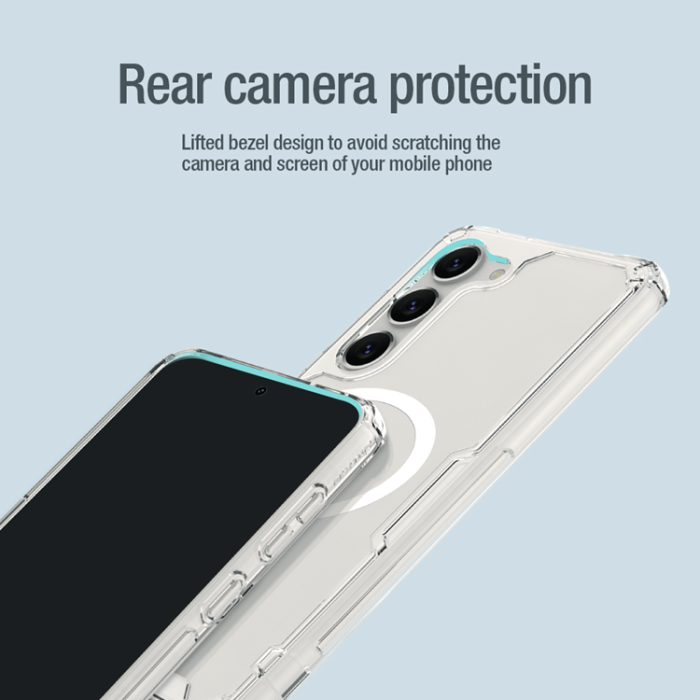 Nillkin - Nillkin Galaxy S23 Plus Mobilskal Magsafe Nature Pro - Clear