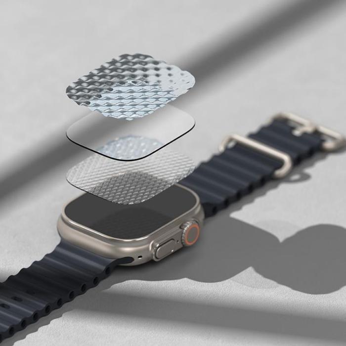 Ringke - [2-Pack] Ringke Apple Watch Ultra 1/2 (49mm) Härdat glas Skärmskydd