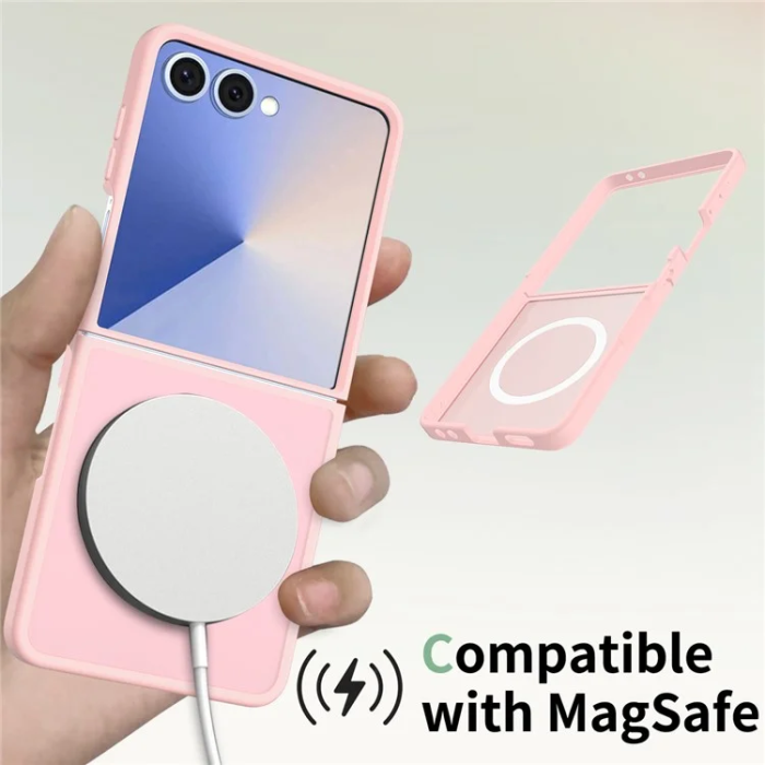 A-One Brand - Galaxy Z Flip 7 Mobilskal Magsafe Acrylic - Rosa