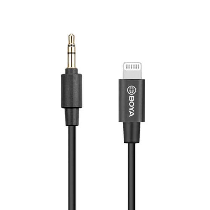 BOYA - BOYA Mikrofonadapter Lightning - 3.5mm BY-K1 TRS - Hane - Hane TRS