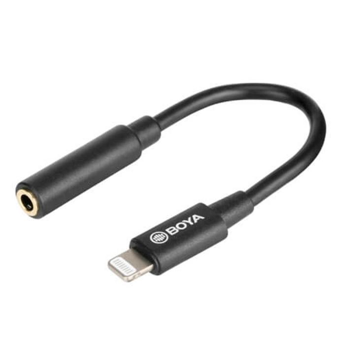 BOYA - BOYA Mikrofonadapter Lightning - 3.5mm BY-K3 Hane - Hona TRRS