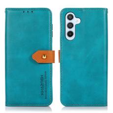 KHAZNEH - KHAZNEH Pl&aring;nboksfodral f&ouml;r Samsung Galaxy S26 Plus Konstl&auml;der St&auml;ll - Bl&aring;