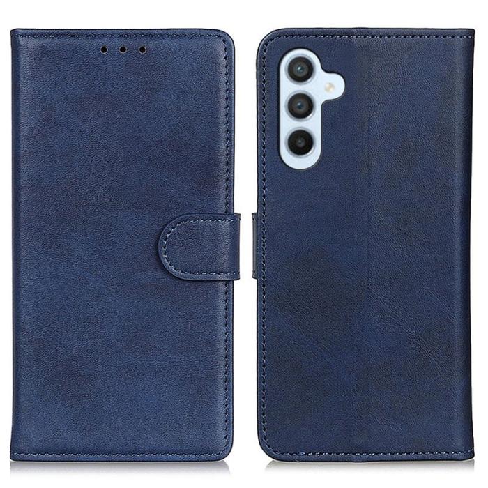 OEM - Plånboksfodral för Samsung Galaxy S26 Plus Konstläder Ställ - Blå