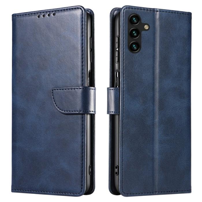 OEM - Mobilfodral för Samsung Galaxy S26 Plus Konstläder Ställ - Blå