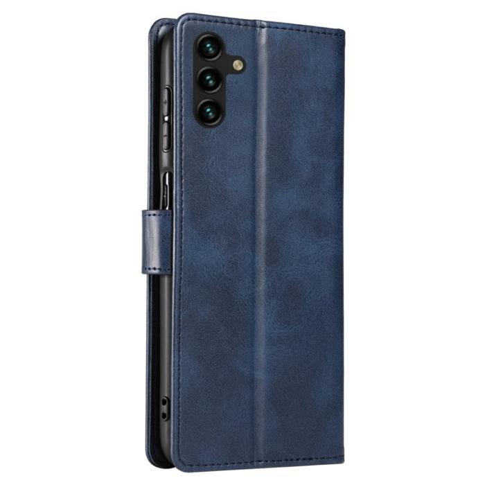 OEM - Mobilfodral för Samsung Galaxy S26 Plus Konstläder Ställ - Blå