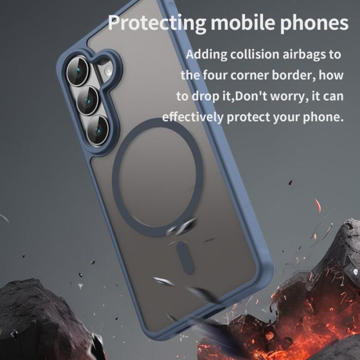 OEM - Mobilskal för Samsung Galaxy S26 Magnetiskt PC + TPU - Blå