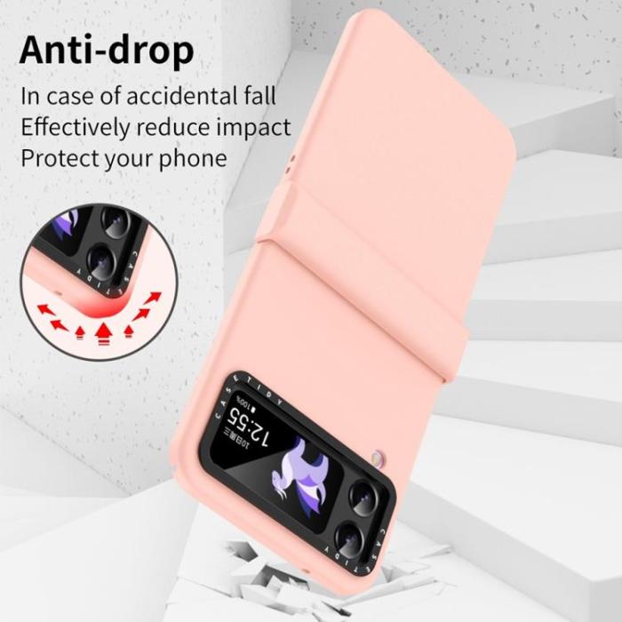 OEM - Galaxy Z Flip 4 Skal Lens Hinge Folding - Rosa