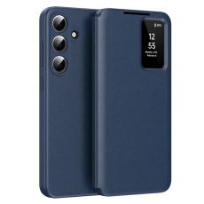 OEM - Mobilfodral f&ouml;r Samsung Galaxy S26 Plus Konstl&auml;der med kortfack - Safir