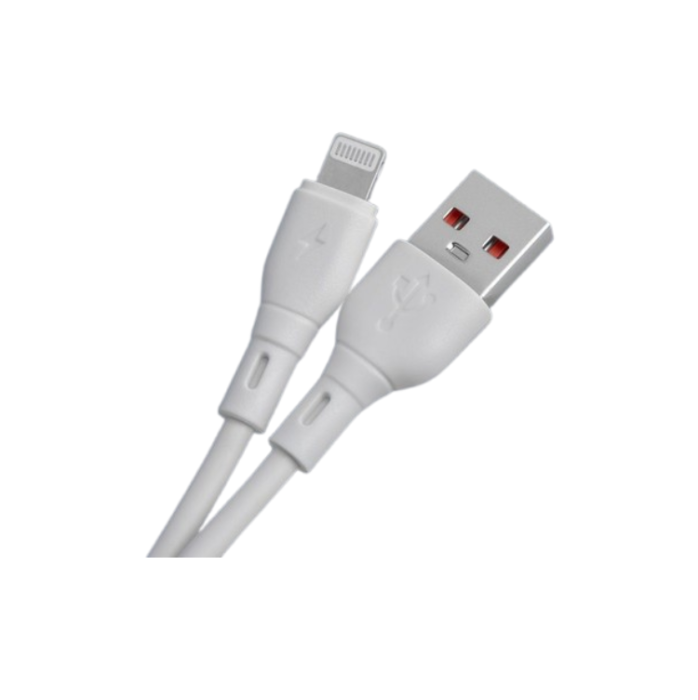 Blue Star - Blue Star ECO USB-A till Lightning Kabel 2.4A PJ68-24 1m Vit