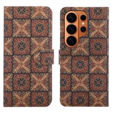 OEM - Pl&aring;nboksfodral f&ouml;r Samsung Galaxy S26 Ultra Konstl&auml;der St&auml;ll - Hj&auml;rtan