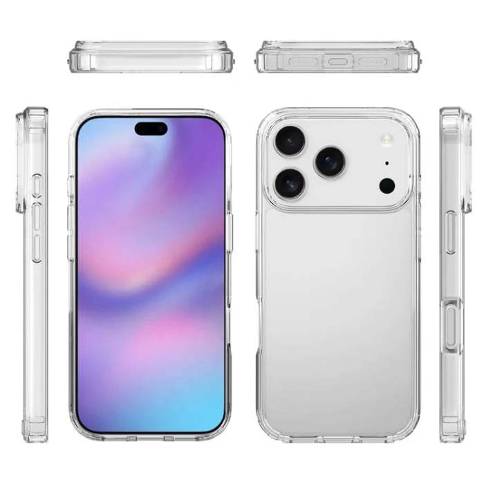 A-One Brand - iPhone 17 Pro Mobilskal Acrylic Shockproof - Transparent