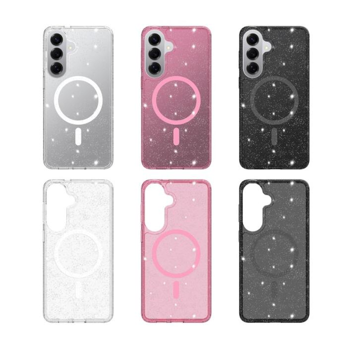 OEM - Mobilskal för Samsung Galaxy S26 Plus Magnetiskt TPU PC - Transparent Rosa