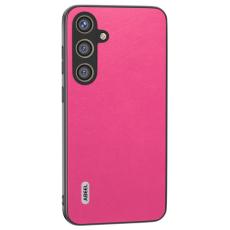 ABEEL - ABEEL Samsung Galaxy S24+ Fodral KonstL&auml;der + PC + TPU - Rosa