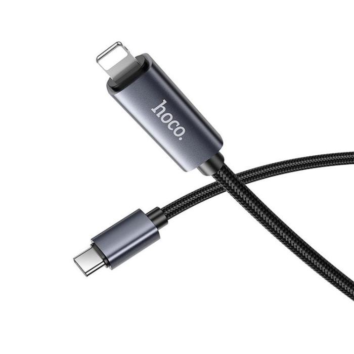Hoco - Hoco USB-C till Lightning Kabel PD 27W X112 1m Svart