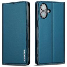 LC.imeeke - LC.IMEEKE iPhone 17 Plånboksfodral PU Läder - Blå
