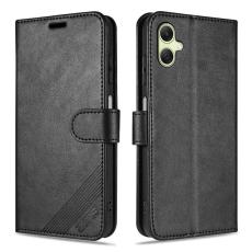 AZNS - AZNS Samsung Galaxy A06 Pl&aring;nboksfodral Anti-Scratch Konstl&auml;der - Svart