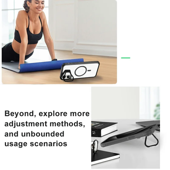 A-One Brand - iPhone 16 Plus Mobilskal Magsafe med Linsskyddsstöd