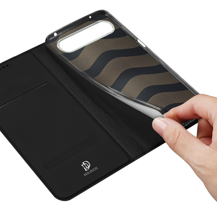 Dux Ducis - Dux Ducis Sony Xperia 10 VII Plånboksfodral Skin Pro - Svart