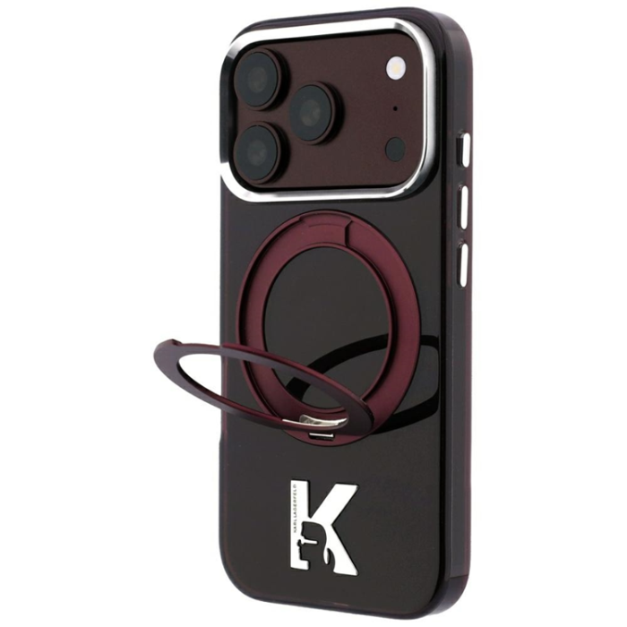 KARL LAGERFELD - Karl Lagerfeld Mobilskal till iPhone 18 Pro Max/17 Pro Max Magsafe IML Ringställ