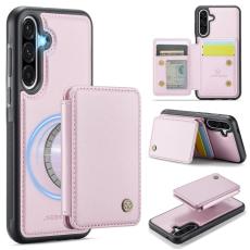 JEEHOOD - JEEHOOD J05 Fodral f&ouml;r Samsung Galaxy A56 5G - Konstl&auml;der - Rosa