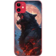 Gustaf - Mobilskal till Apple iPhone 11 med Ylande varg