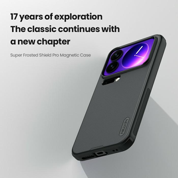 Nillkin - NILLKIN Frosted Shield Pro Mobilskal till Xiaomi 17 Pro MagSafe Transparent