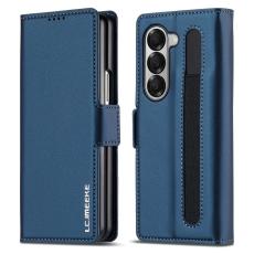 LC.imeeke - LC.IMEEKE L1 Pl&aring;nboksfodral f&ouml;r Samsung Galaxy Z Fold5 Konstl&auml;der - Bl&aring;