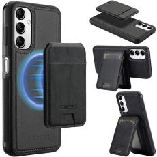 LC.imeeke - LC.IMEEKE L3 Samsung Galaxy A34 5G Fodral KonstL&auml;der - Svart