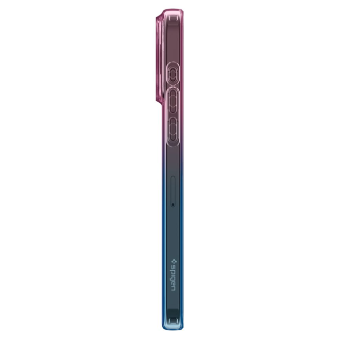 Spigen - Spigen iPhone 15 Pro Mobilskal Liquid Crystal - Gradation Rosa