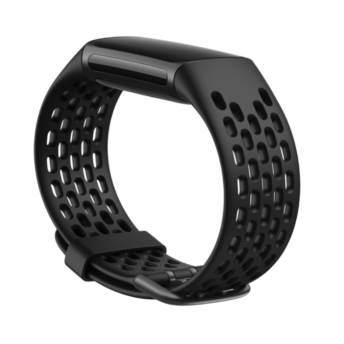 UTGATT1 - Puro Sports Plus Silicone Band Fitbit Charge 5 - Svart