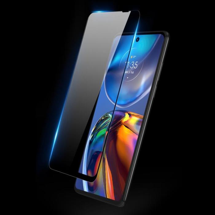 Dux Ducis - Dux Ducis Motorola Moto E32 Härdat glas 10D Full Screen 9H - Svart