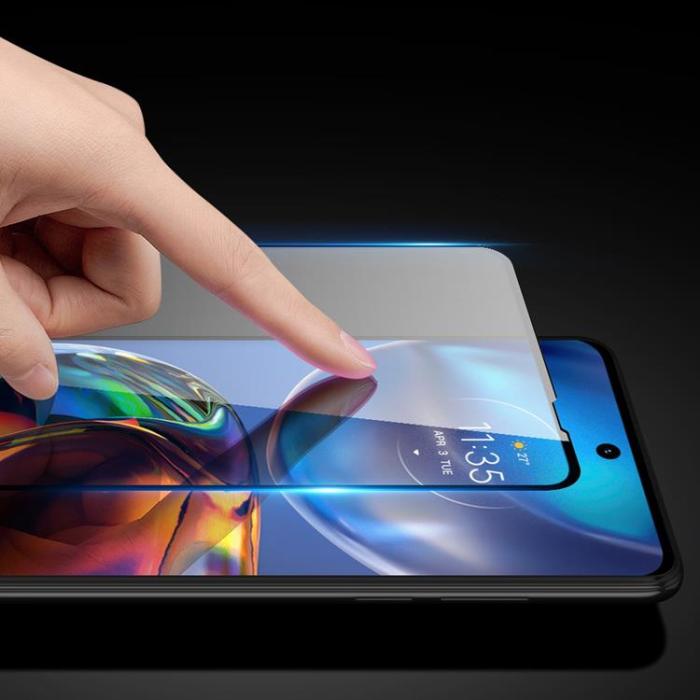 Dux Ducis - Dux Ducis Motorola Moto E32 Härdat glas 10D Full Screen 9H - Svart