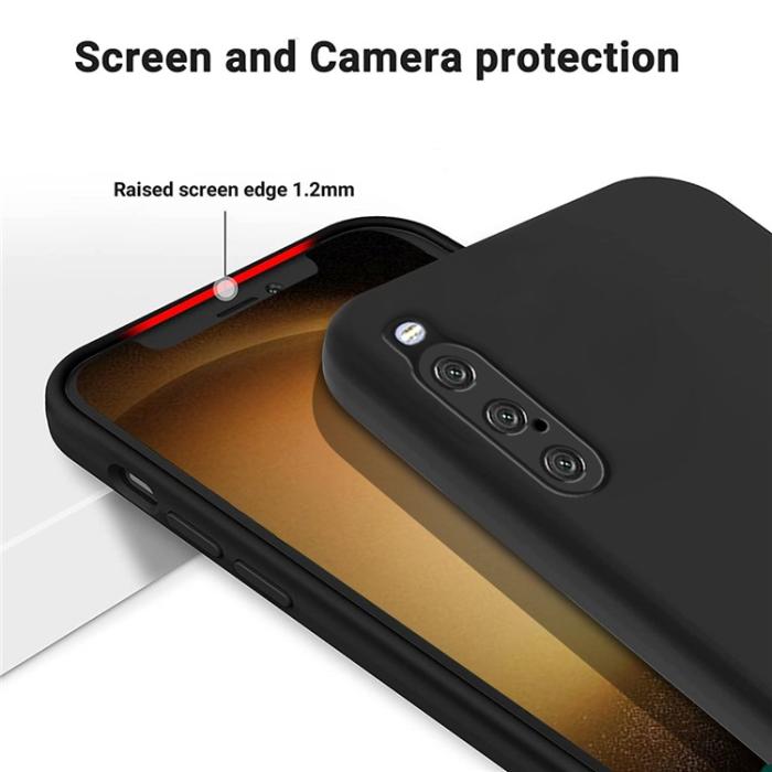 A-One Brand - Sony Xperia 10 V Mobilskal Liquid Silicone - Svart