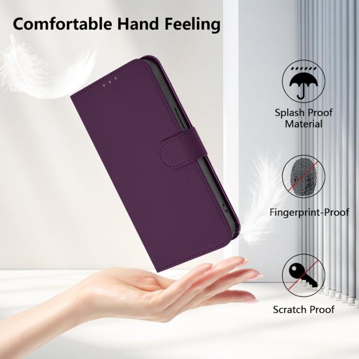 OEM - Samsung Galaxy S26 Ultra Fodral Konstläder Solid Color - Lila