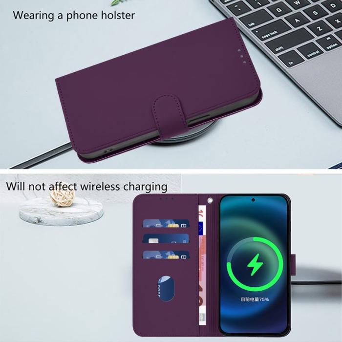 OEM - Samsung Galaxy S26 Ultra Fodral Konstläder Solid Color - Lila