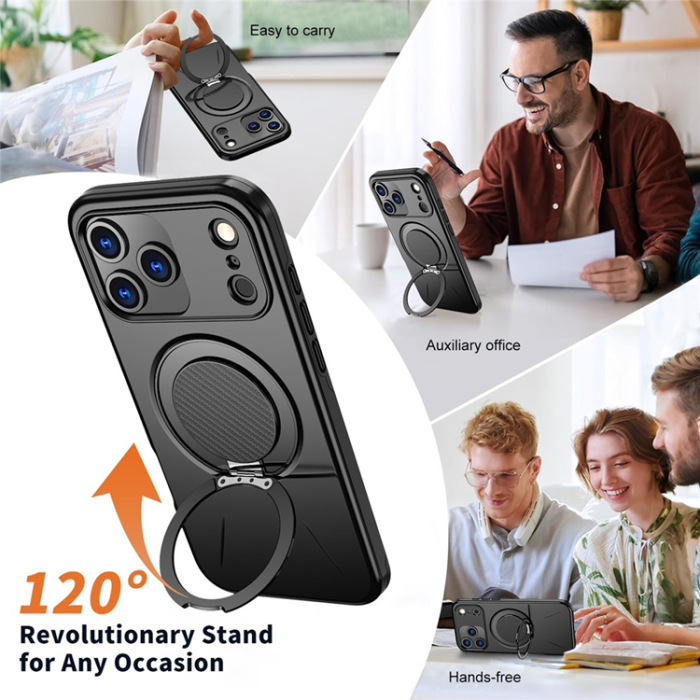 A-One Brand - iPhone 17 Pro Max Mobilskal MagSafe Rotating Kickstand