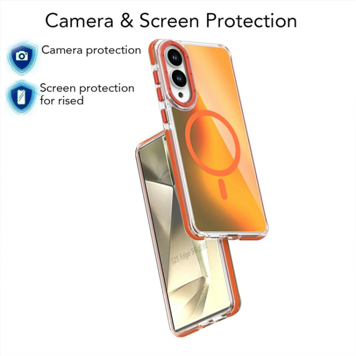 A-One Brand - Galaxy S25 Edge Mobilskal MagSafe Acrylic