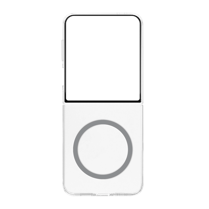 Samsung - Samsung Galaxy Z Flip 7 Mobilskal MagSafe Clear Magnet - Transparent