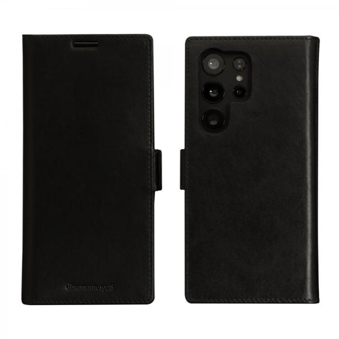 UTGATT1 - Dbramante Galaxy S23 Ultra Plånboksfodral Äkta Läder Lynge - Svart