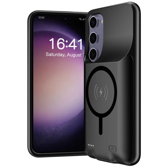 A-One Brand - Galaxy S23 Plus Batteriskal Magsafe 10000mAh - Svart