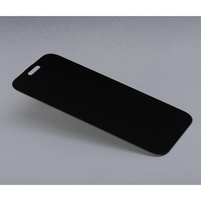 A-One Brand - iPhone 15/16 Härdat Glas Skärmskydd Privacy OG Shuijia - Svart