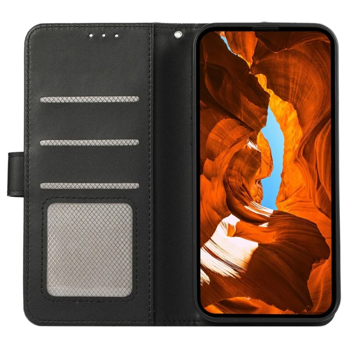 A-One Brand - Sony Xperia 1 VII Plånboksfodral RFID Läder - Svart