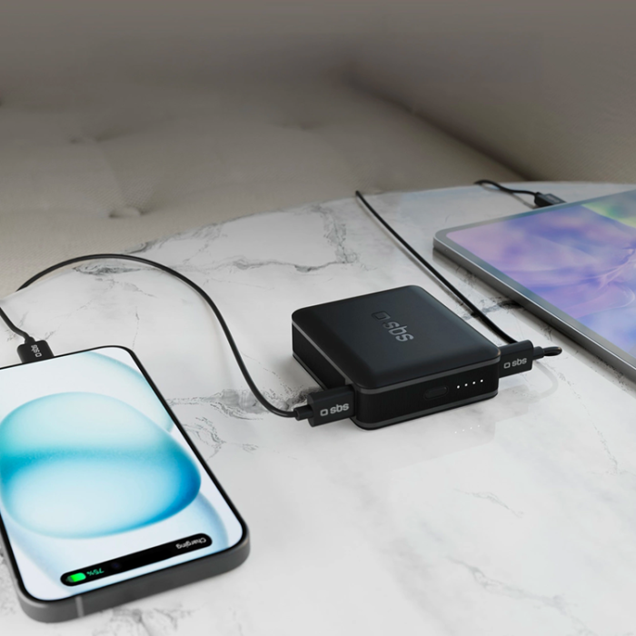 SBS - SBS PowerBank 10000 mAh 20W - Svart