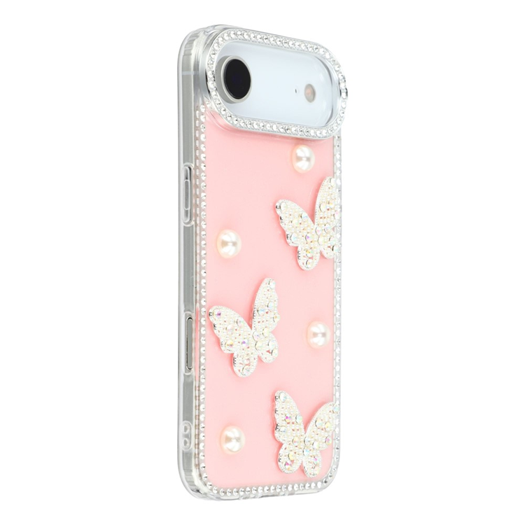 iPhone Air Mobilskal Rhinestone Edge Pearl Butterfly | 2353 | AlltMobil